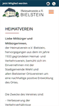 Mobile Screenshot of heimatverein-bielstein.de